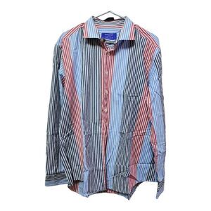 3013 - Grosvenor London Handmade Men's Long Sleeve Slim Fit Shirt XXL - Like New